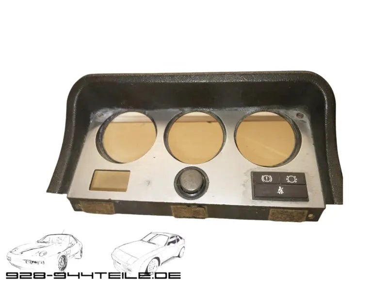 Porsche 924/944 type 1 - middenconsole tellerbak - zwart - 928-944parts
