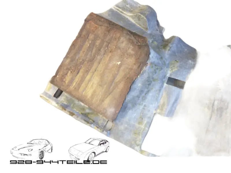 Porsche 924/944 type 1 - vloermat - zwart - 928-944parts