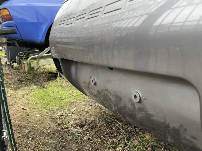 Porsche 928 achterbumper - zilver - "86 - EU - 928-944parts