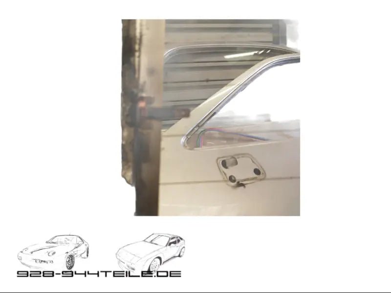 Porsche 928 - achterruit - wit - 928-944parts