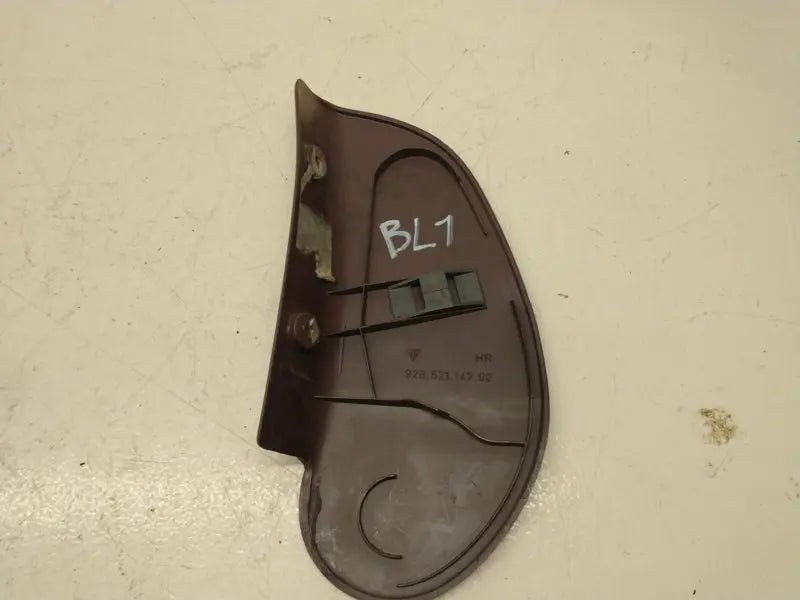 Porsche 928 afdekkapje stoel - bruin - links - 928-944parts