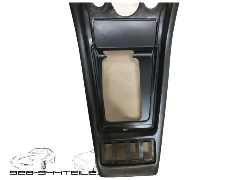 Porsche 928 middenconsole - zwart (excl. asbak) vroeg zonder tempsensor - 928-944parts