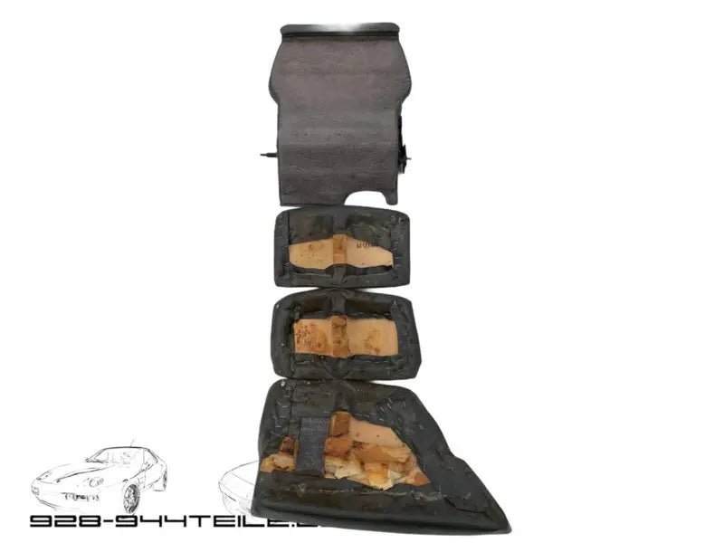 Porsche 928 S3 achterbankje - set - donkergroen - 1986 - 928-944parts