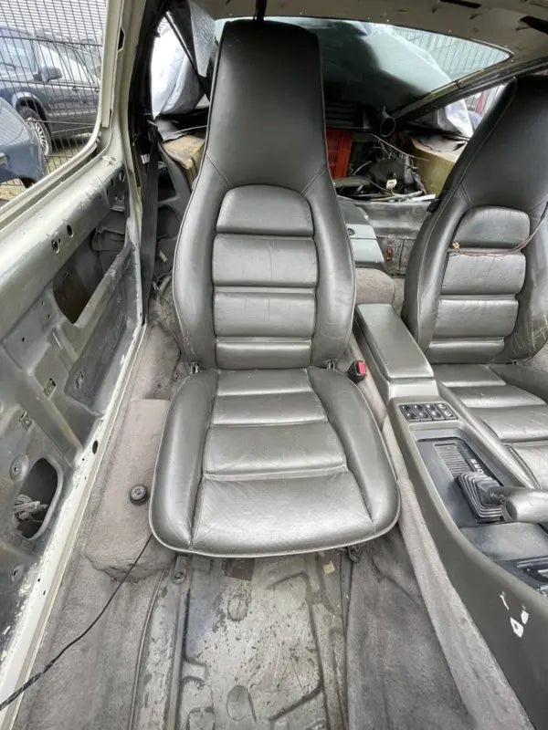 Porsche 928 voorstoelen - elektrisch - donkergroen - getest - 928-944parts