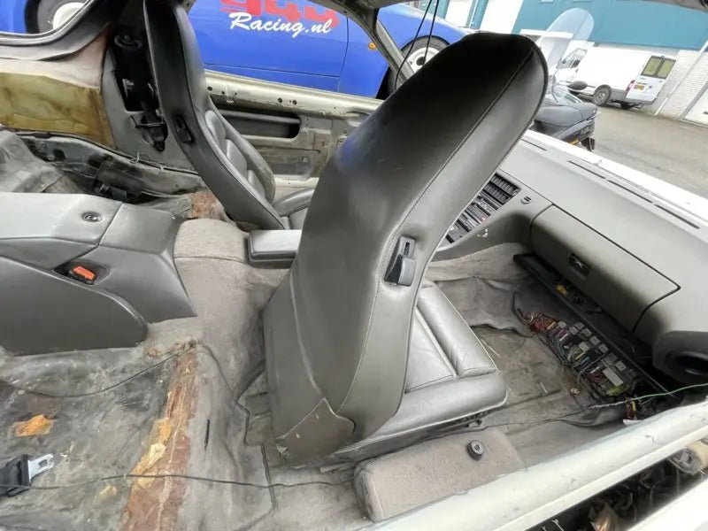 Porsche 928 voorstoelen - elektrisch - donkergroen - getest - 928-944parts