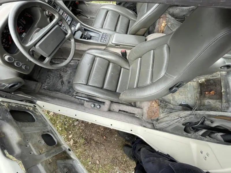 Porsche 928 voorstoelen - elektrisch - donkergroen - getest - 928-944parts