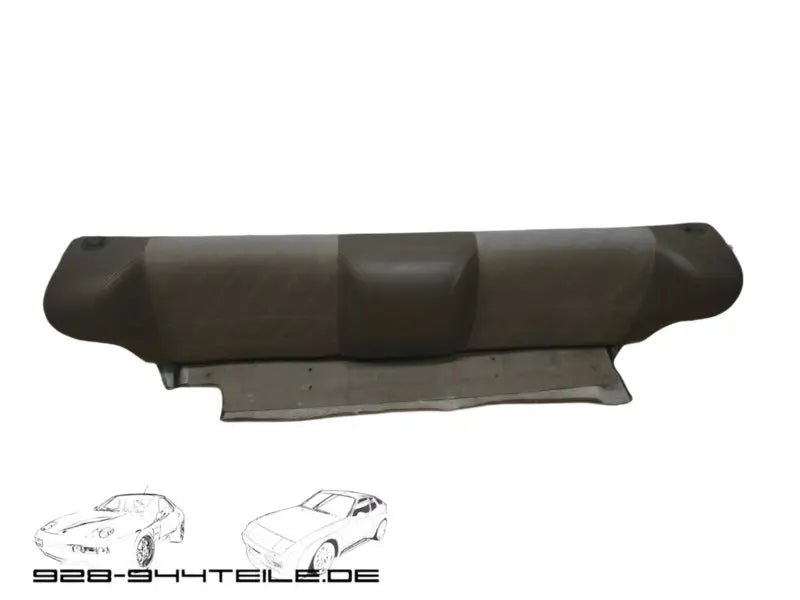 Porsche 944 achterbankje - rood - stof/skai - Porsche inscriptie - 928-944parts