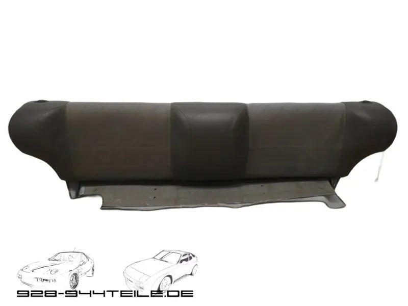 Porsche 944 achterbankje - rood - stof/skai - Porsche inscriptie - 928-944parts