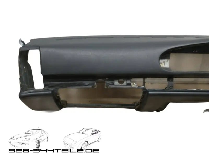 Porsche 944 dashboard - zwart - UK (stuur rechts) - 928-944parts