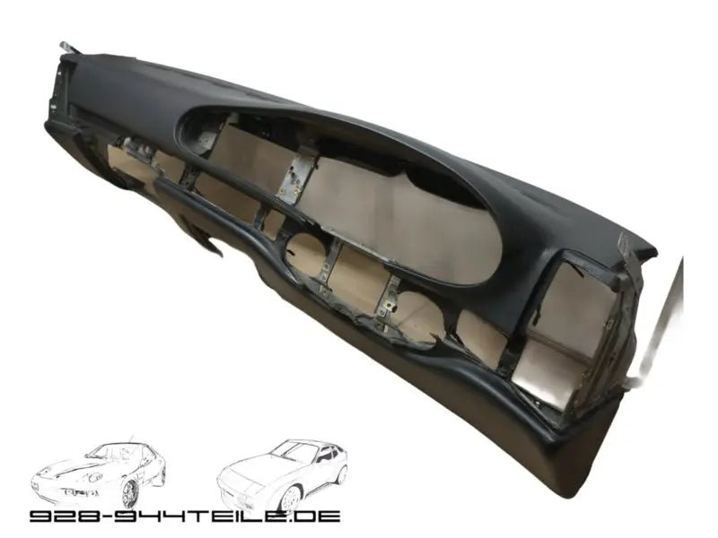 Porsche 944 dashboard - zwart - UK (stuur rechts) - 928-944parts
