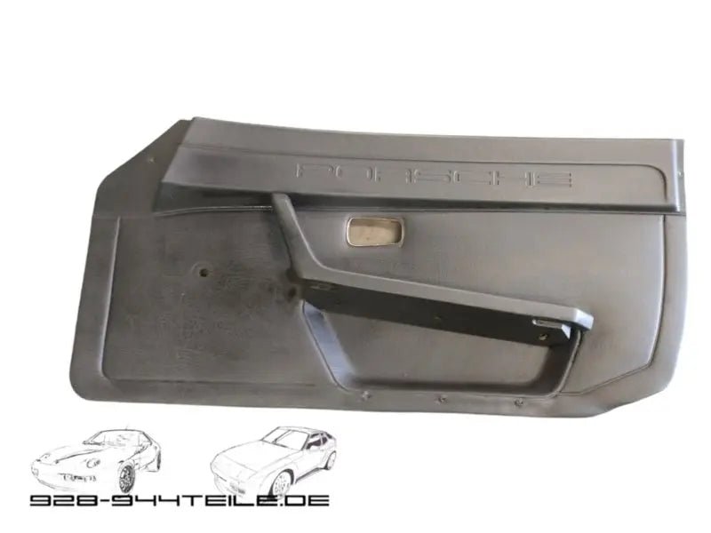 Porsche 944 type 1 - deurpaneel zwart - bijrijderskant - 928-944parts