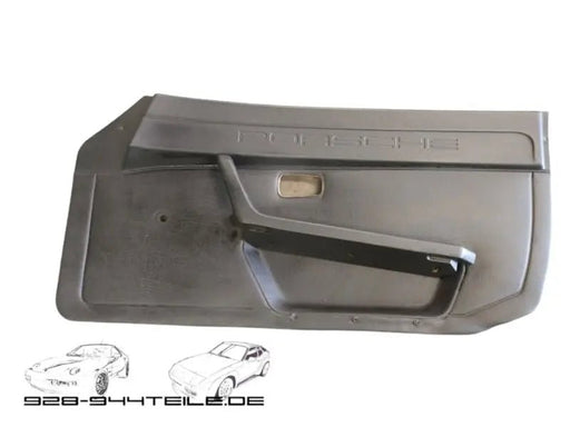 Porsche 944 type 1 - deurpaneel zwart - bijrijderskant - 928-944parts