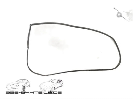 Porsche 944 type 1 - Deurrubber passagierskant - 928-944parts