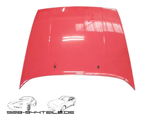 Porsche 944 type 1 - motorkap - rood - 928-944parts