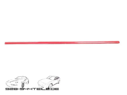 Porsche 944 type 1 - sierstrip - rood - 928-944parts