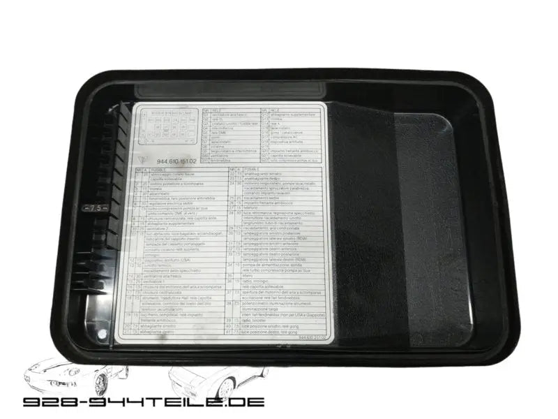 Porsche 944 type 2 - deksel zekeringen kast - 928-944parts