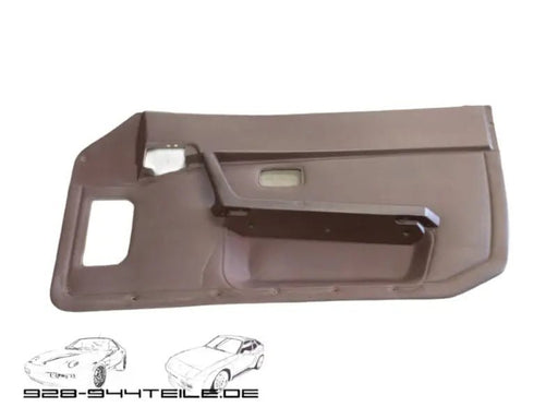 Porsche 944 type 2 deurpaneel rood- bijrijderskant - 928-944parts